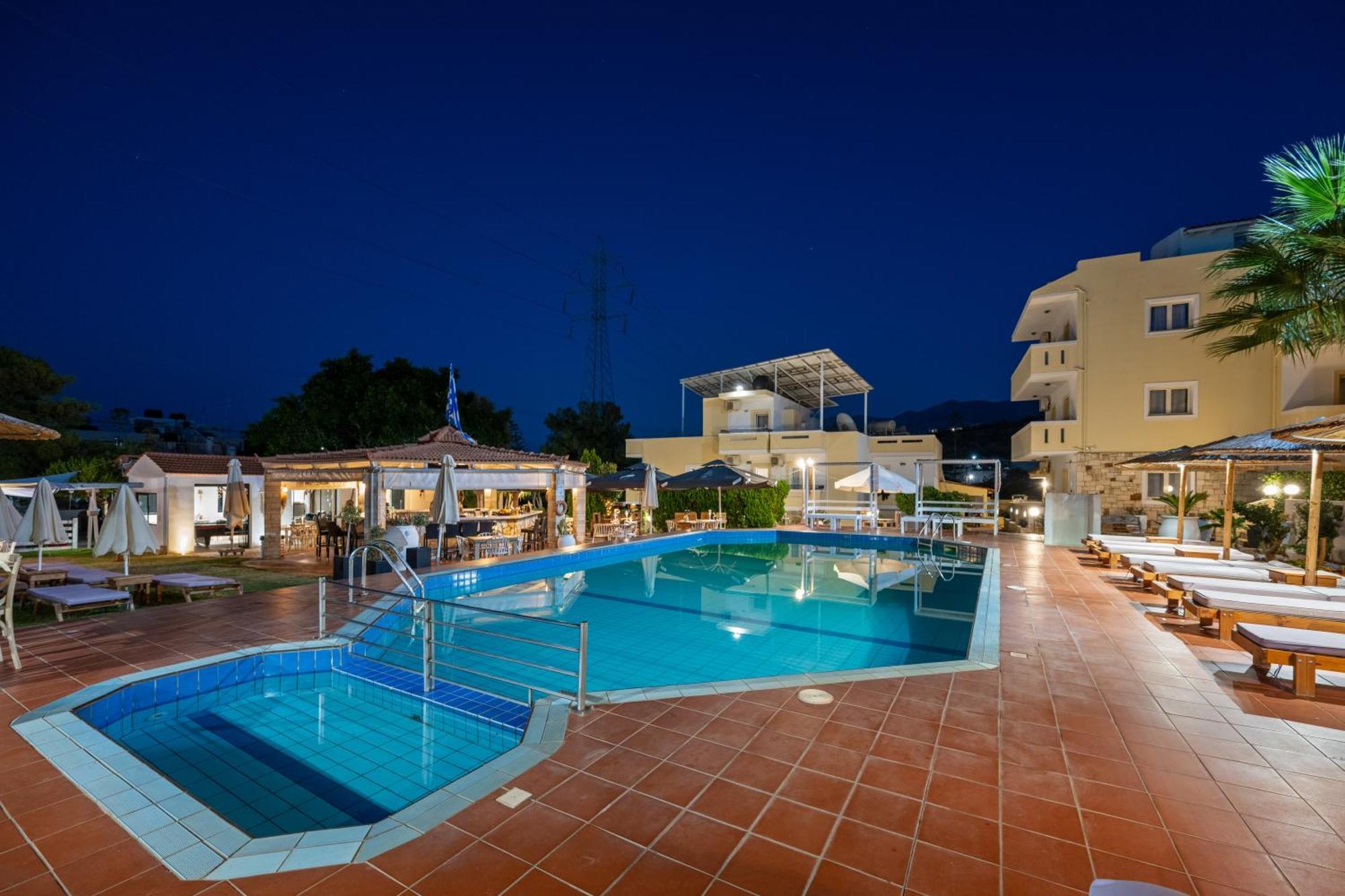 Nikos Apartments Сталида Экстерьер фото
