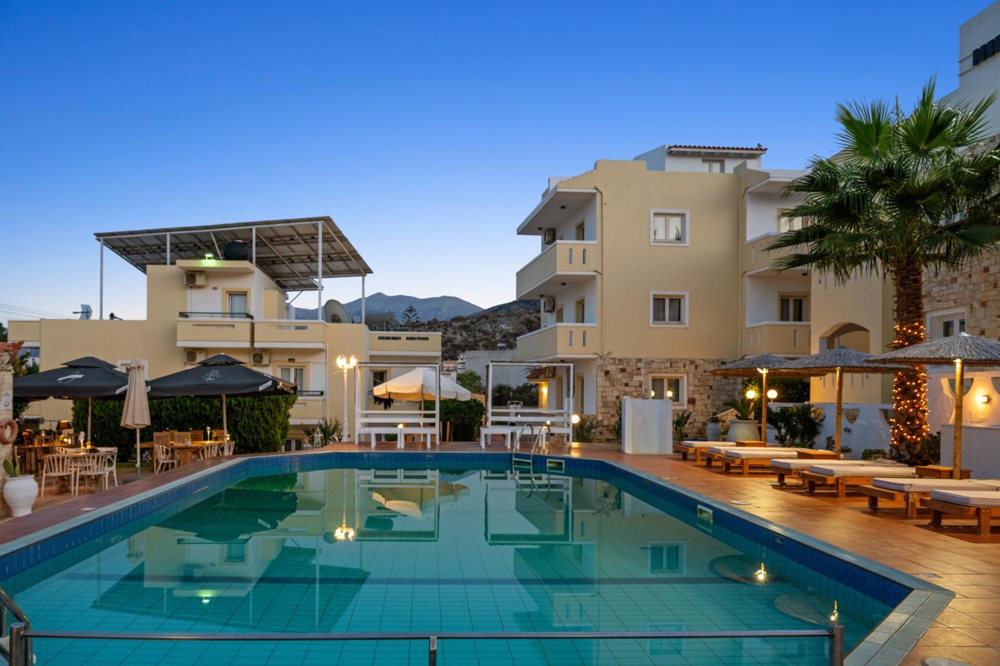 Nikos Apartments Сталида Экстерьер фото