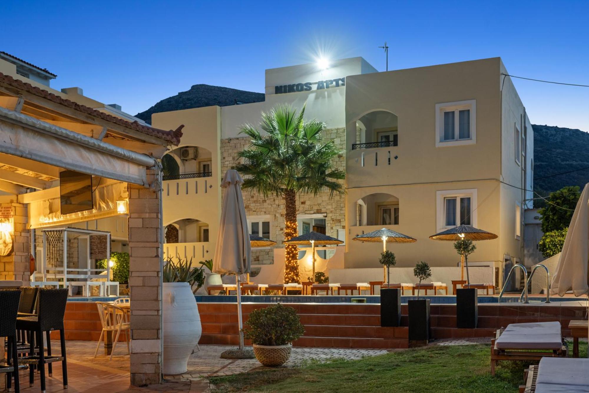 Nikos Apartments Сталида Экстерьер фото