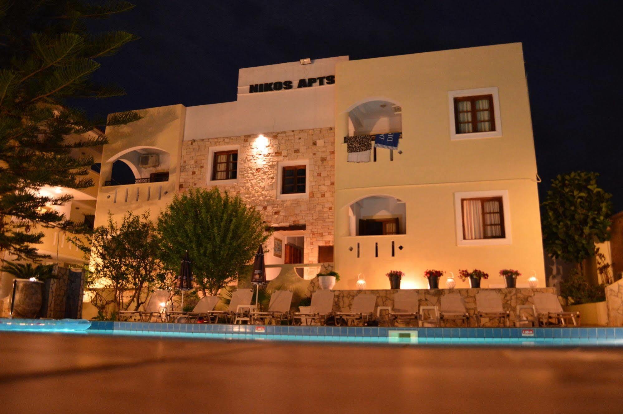 Nikos Apartments Сталида Экстерьер фото